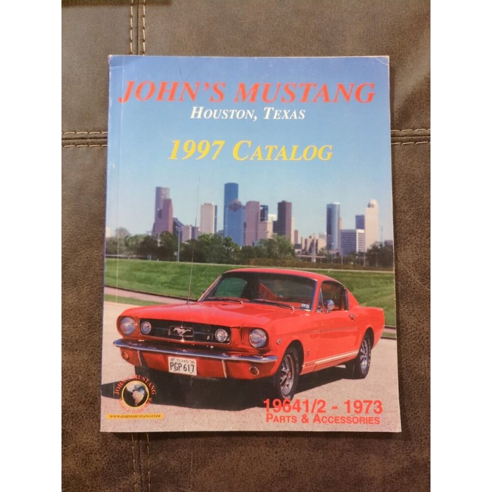 1997 Johns Mustang Houston TX Car Parts & Accessories Catalog Magazine 1964 1/2